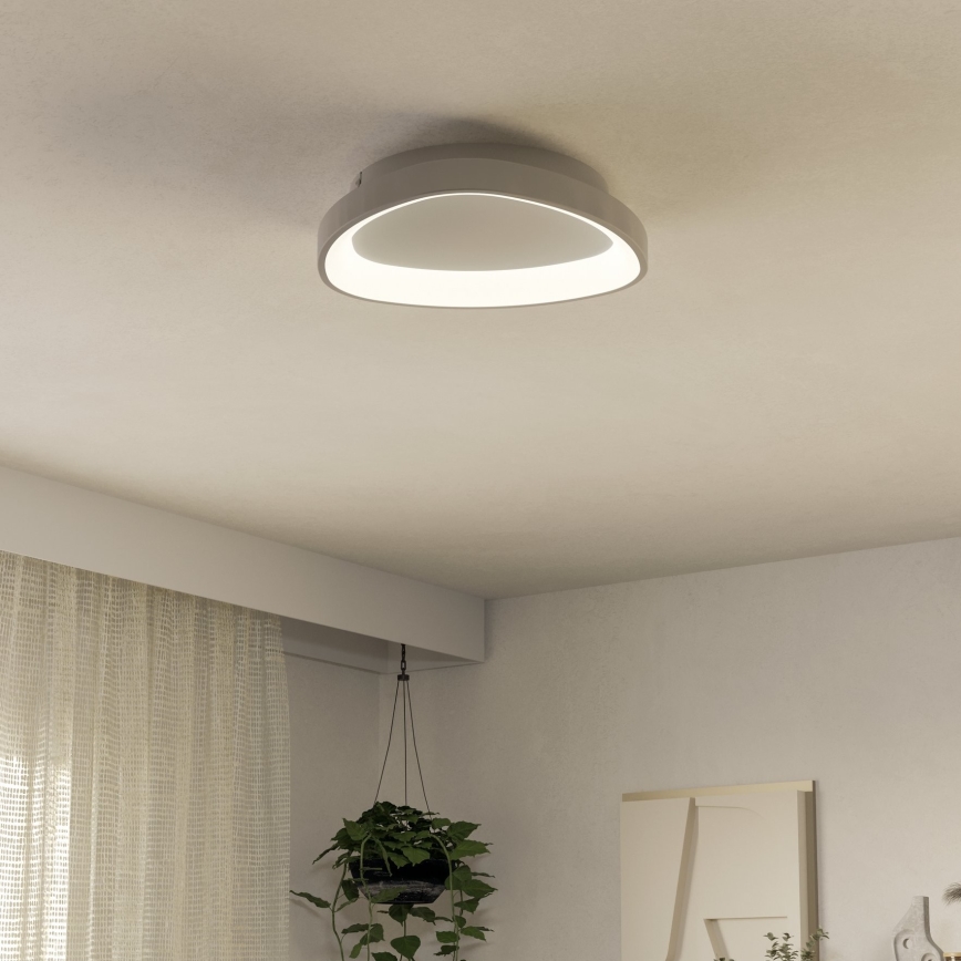 Eglo - Himmennettävä LED-kattovalaisin LED/12W/230V 2700-6500K valkoinen + kauko-ohjaus