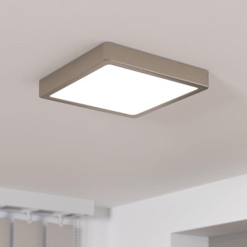 Eglo - Himmennettävä LED-kattovalaisin LED/17W/230V mattakromi