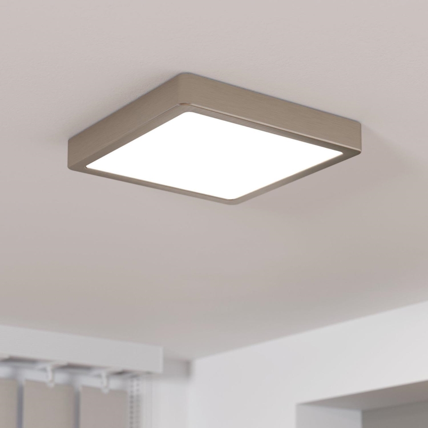 Eglo - Himmennettävä LED-kattovalaisin LED/17W/230V mattakromi