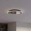 Eglo - Himmennettävä LED-kattovalaisin LED/20W/230V 2700-6500K musta + kauko-ohjaus