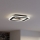 Eglo - Himmennettävä LED-kattovalaisin LED/20W/230V 2700-6500K musta + kauko-ohjaus