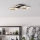 Eglo - Himmennettävä LED-kattovalaisin LED/20W/230V 4000K musta/kulta