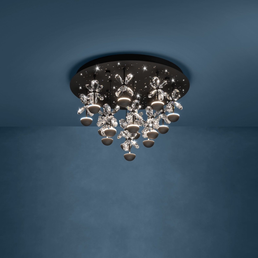Eglo - Himmennettävä LED-kattovalaisin LED/27W/230V 3000K musta