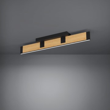 Eglo - Himmennettävä LED-kattovalaisin LED/27W/230V 3000K musta/ruskea