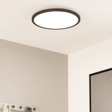 Eglo - Himmennettävä LED-kattovalaisin LED/33,5W/230V halkaisija 45 cm musta