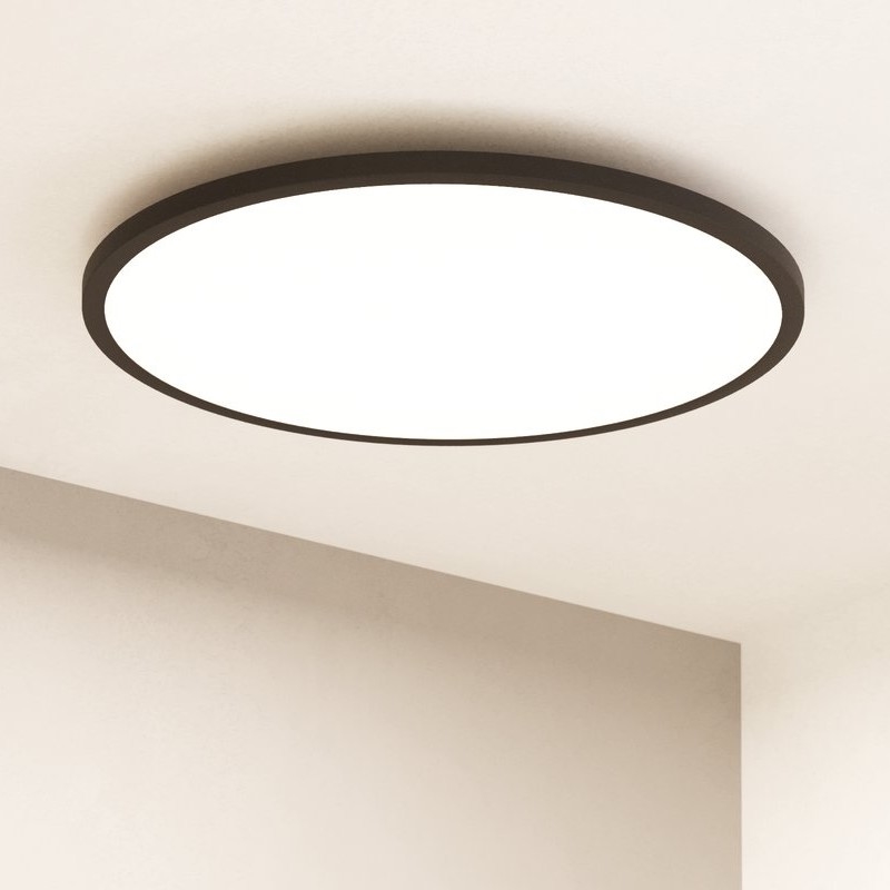 Eglo - Himmennettävä LED-kattovalaisin LED/41W/230V halkaisija 60 cm musta