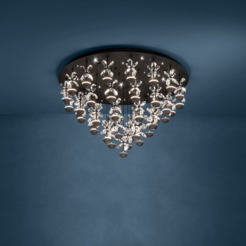 Eglo - Himmennettävä LED-kattovalaisin LED/77,4W/230V 3000K musta