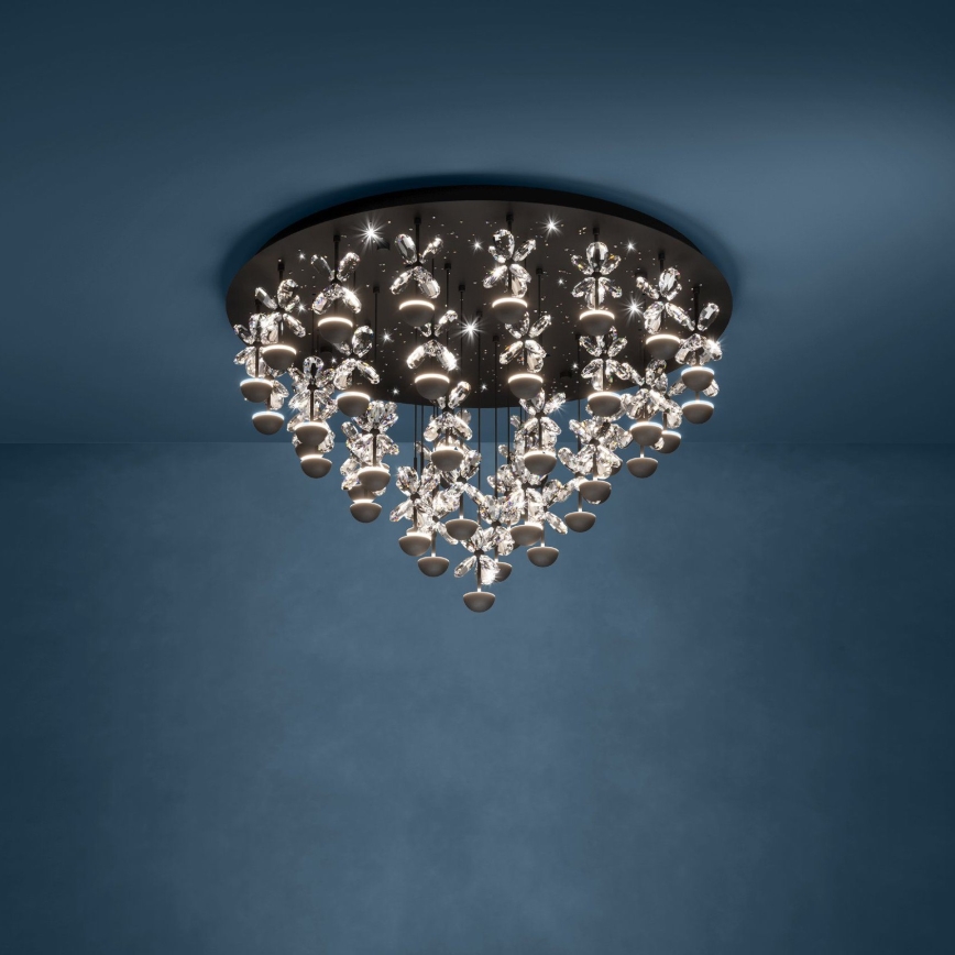 Eglo - Himmennettävä LED-kattovalaisin LED/77,4W/230V 3000K musta