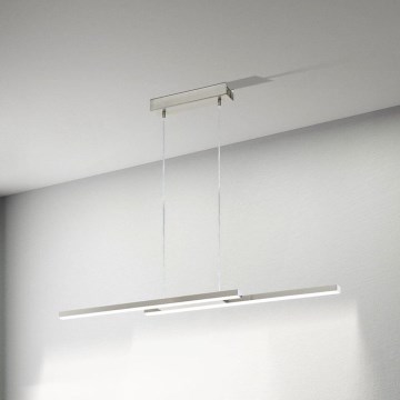 Eglo - Himmennettävä LED RGB-kattokruunu narussa FRAIOLI-C 2xLED/17W/230V