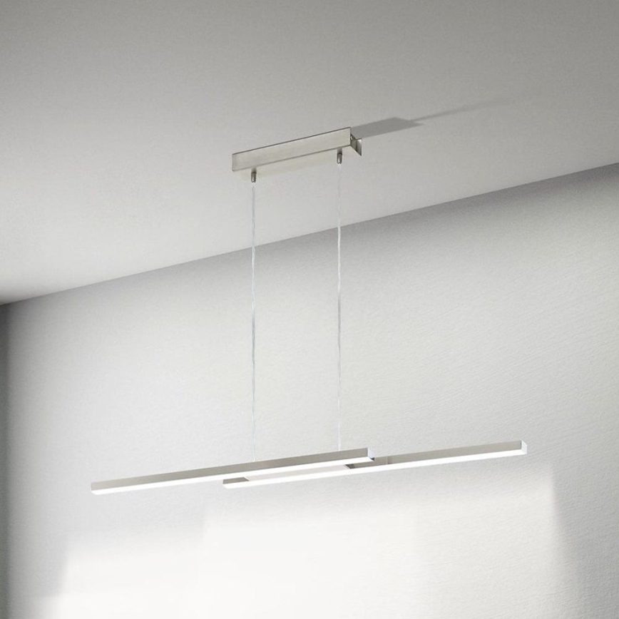 Eglo - Himmennettävä LED RGB-kattokruunu narussa FRAIOLI-C 2xLED/17W/230V