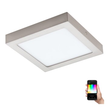 Eglo - Himmennettävä LED-RGB-kattovalaisin FUEVA-C LED/15,6W/230V