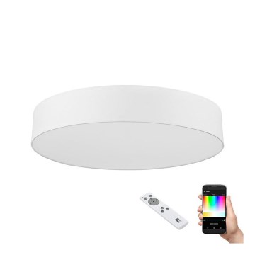 Eglo - Himmennettävä LED-RGB-kattovalaisin ROMAO-C LED/42W/230V + kauko-ohjaus