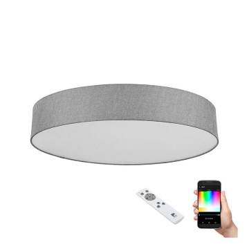Eglo - Himmennettävä LED-RGB-kattovalaisin ROMAO-C LED/42W/230V + Kauko-ohjaus