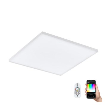 Eglo - Himmennettävä LED-RGB-kattovalaisin TURCONA-C LED/20W/230V + kauko-ohjaus