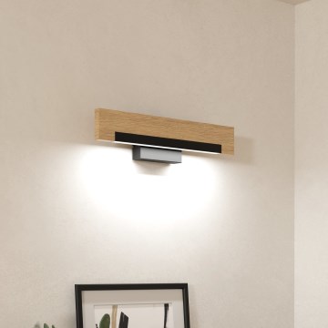 Eglo - Himmennettävä LED-seinävalaisin LED/9,6W/230V 3000K musta/beige