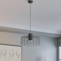 Eglo - Kattokruunu johdossa 1xE27/40W/230V d. 48 cm musta