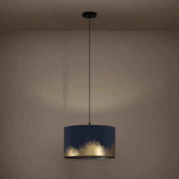 Eglo - Kattokruunu johdossa 1xE27/40W/230V halkaisija 38 cm sininen/kulta