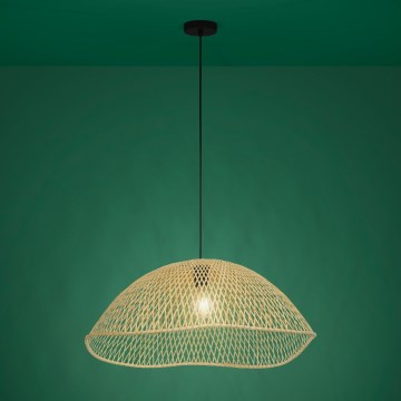 Eglo - Kattokruunu johdossa 1xE27/40W/230V halkaisija 72 cm bambu