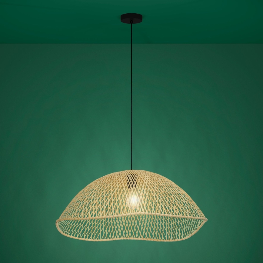 Eglo - Kattokruunu johdossa 1xE27/40W/230V halkaisija 72 cm bambu