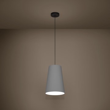 Eglo - Kattokruunu johdossa 1xE27/40W/230V harmaa