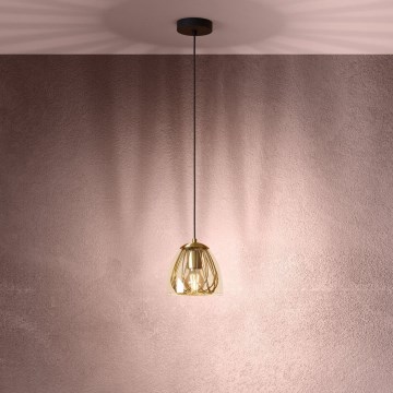 Eglo - Kattokruunu johdossa 1xE27/40W/230V kulta