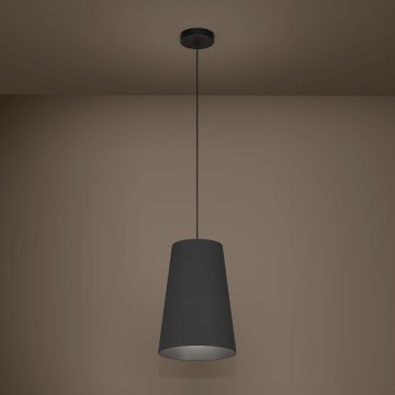 Eglo - Kattokruunu johdossa 1xE27/40W/230V musta