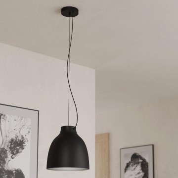 Eglo - Kattokruunu johdossa 1xE27/40W/230V musta