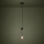 Eglo - Kattokruunu johdossa 1xE27/40W/230V musta/kulta