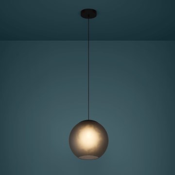 Eglo - Kattokruunu johdossa 1xE27/40W/230V savuinen