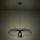 Eglo - Kattokruunu johdossa 1xE27/60W/230V halkaisija 77 cm musta