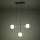 Eglo - Kattokruunu johdossa 3xE14/40W/230V kulta/musta