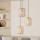 Eglo - Kattokruunu johdossa 3xE27/40W/230V beige