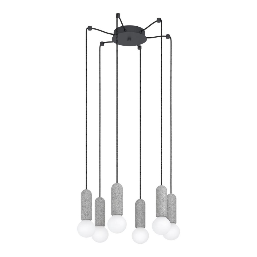 Eglo - Kattokruunu johdossa 6xE27/40W/230V hämähäkki