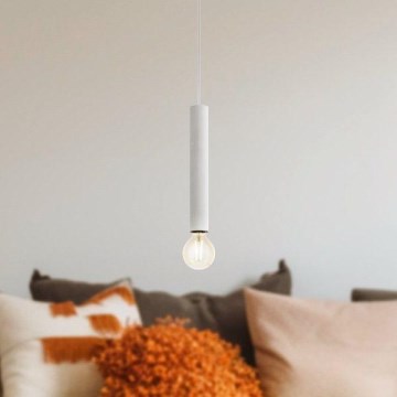 Eglo - Kattokruunu johdossa kiskojärjestelmään 1xE27/40W/230V valkoinen