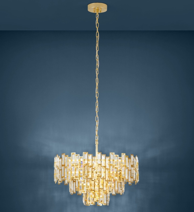 Eglo - Kattokruunu ketjulla 10xE14 / 25W / 230V d. 63 cm