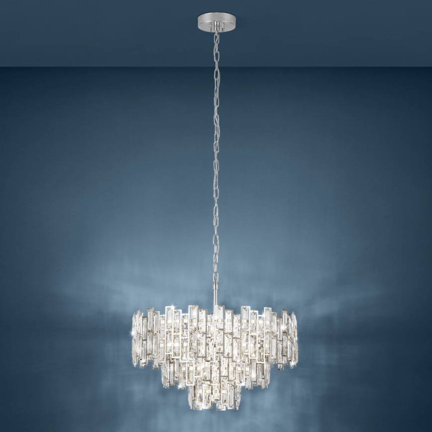 Eglo - Kattokruunu ketjulla 10xE14 / 25W / 230V d. 63 cm