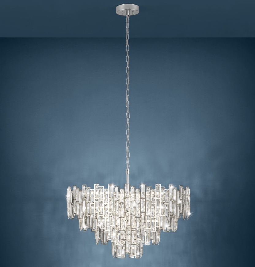 Eglo - Kattokruunu ketjulla 10xE14 / 25W / 230V d. 78 cm