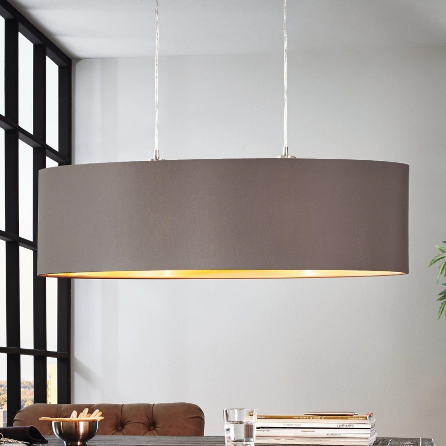 Eglo - Kattovalaisin johdolla 2xE27/60W/230V