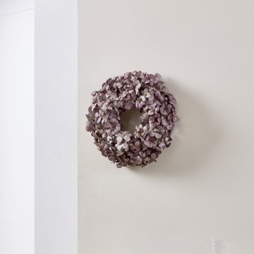 Eglo - Keinotekoinen kukkaseppele halkaisija 35 cm violetti