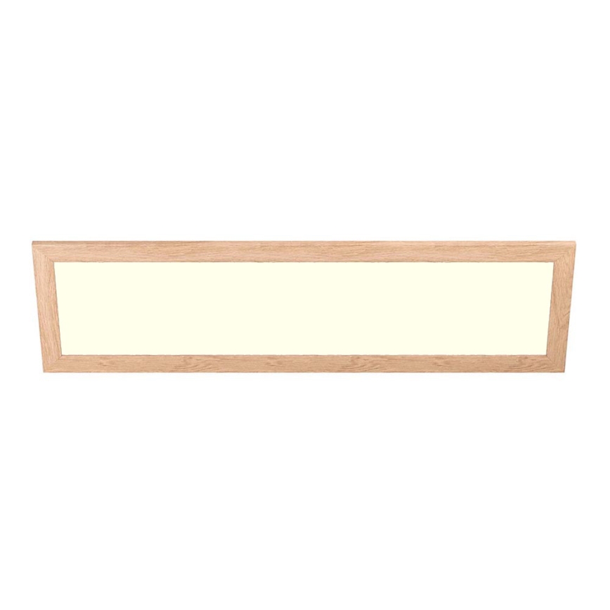 Eglo - Kiinteä LED-paneeli SALOBRENA-RW WOOD LED/34W/230V 2700/4000K 124x34 cm ruskea