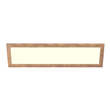 Eglo - Kiinteä LED-paneeli SALOBRENA-RW WOOD LED/34W/230V 2700/4000K 124x34 cm ruskea
