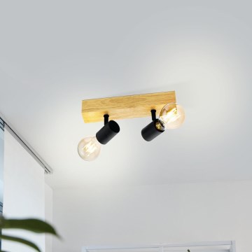 Eglo - Kohdevalo TOWNSHEND 2xE27/60W/230V - FSC sertifioitu