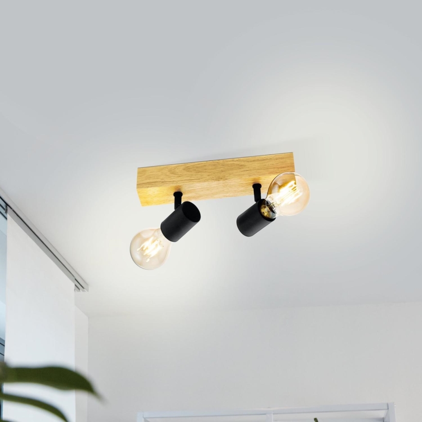 Eglo - Kohdevalo TOWNSHEND 2xE27/60W/230V - FSC sertifioitu