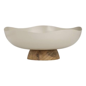 Eglo - Koristetarjotin halkaisija 25 cm beige