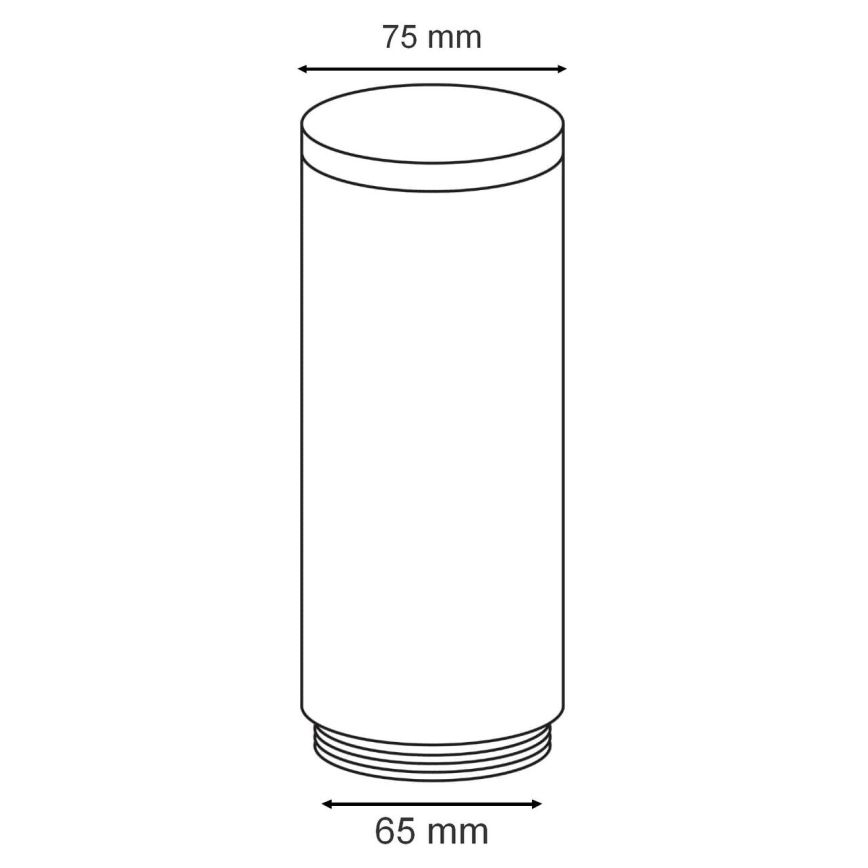 Eglo - Vaihtovarjostin ulkovalaistukseen HELSINKI halkaisija 7,5 cm