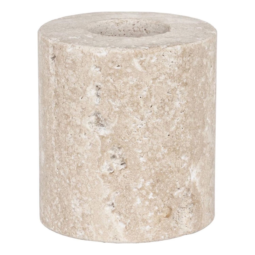 Eglo - Kynttilänjalka 5x5 cm beige marmori/beige