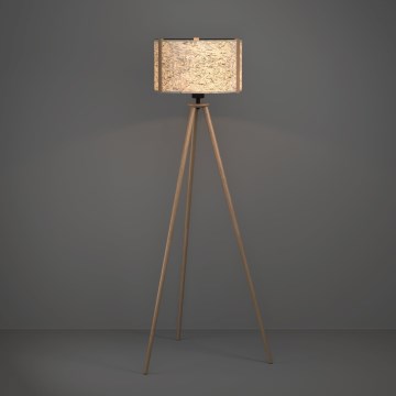 Eglo - Lattialamppu 1xE27/25W/230V beige