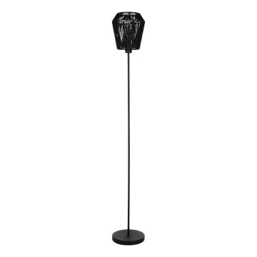 Eglo - Lattialamppu 1xE27/60W/230V musta