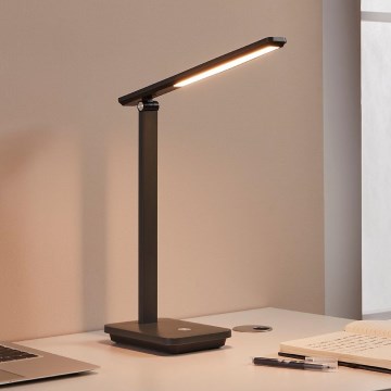 Eglo - LED Himmennettävä ja ladattava pöytälamppu LED/3,6W/5V 1800mAh harmaa