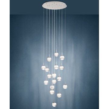 Eglo - LED-himmennettävä kattokruunu narussa 17xLED / 5W / 230V